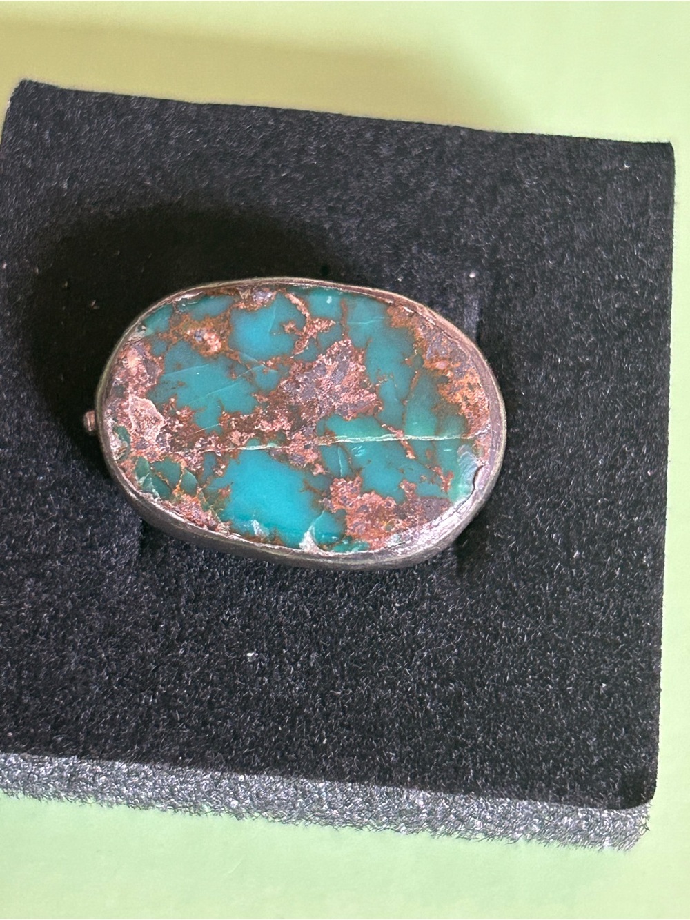 Vintage Sterling Silver turquoise ring